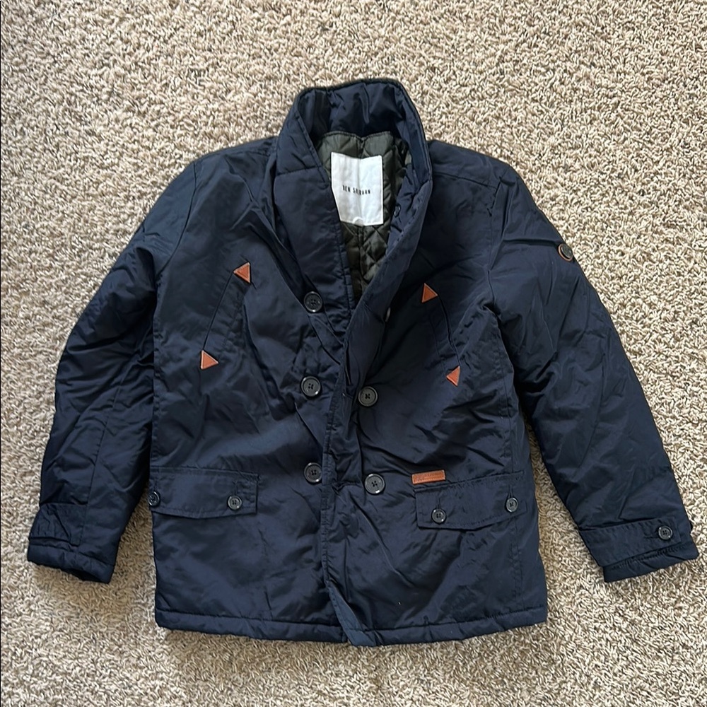 Boys Navy Ben Sherman Peacoat
